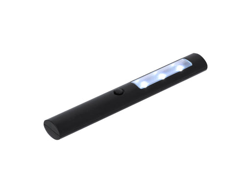 3 LED flashlight with durable ABS body, with button on the front and practical magnets on the back - Afrik Personalised