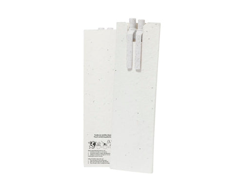 Set Da Scrittura Darklin Personalizzato - Set di penna e matita eterne realizzati con cartoni di latte riciclati, presentati in custodia di carta con semi