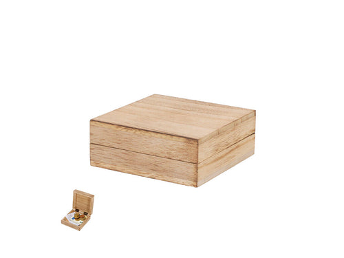 Presentation box made of natural wood - Macalix Personalised