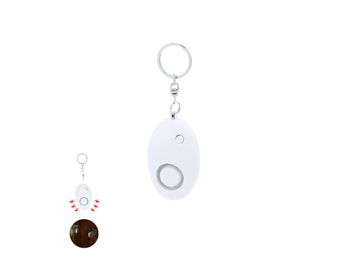 Personal alarm with LED flashlight, equipped with a loud volume bell to alert emergencies - Lyra Personalised