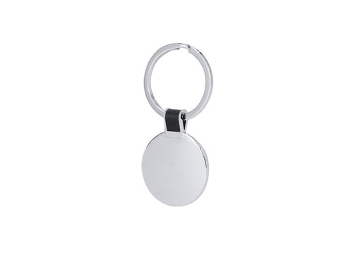 Metal keychain with black detail - Melina Personalised