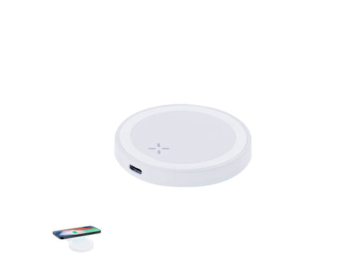 15W wireless charger made from recycled ABS (RABS) - Vilof Personalised
