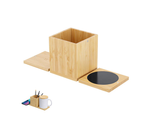 Multifunction pen with cup warmer and integrated 15W wireless charger - Deblik Personalised