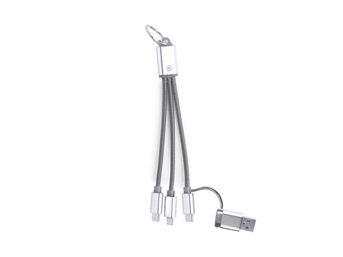 Charging cable made from Recycled Aluminum - Bikoc Personalised