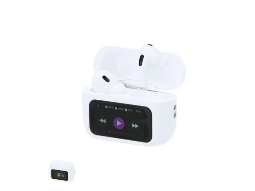 Cuffie Kardax Personalizzato - Auricolari intraaurali con schermo tattile dotati di tecnologia ANC (Active Noise Cancellation) e ENC (Electronic Noise Cancellation), che riducono significativamente i rumori esterni...