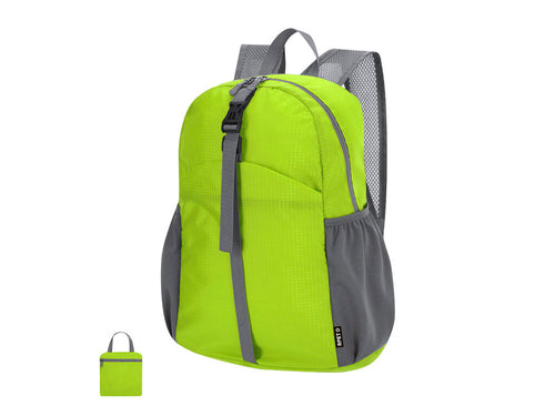 Foldable backpack made of soft RPET Ripstop 210D polyester - Chermel Personalised