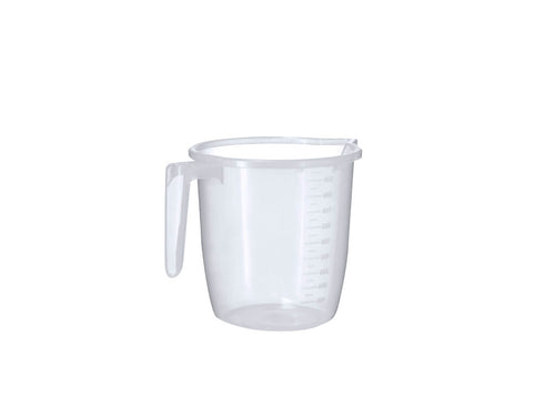 1L measuring cup made mainly of resistant transparent PP with a handle - Pinnex 1 L Personalised