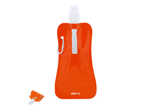 400ml capacity bottle with a flexible body made of RPET - Risix Personalised