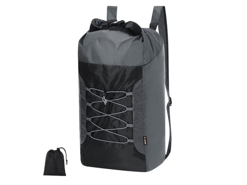 Foldable backpack made from durable RPET 210D and ripstop polyester - Xeblaz Personalised