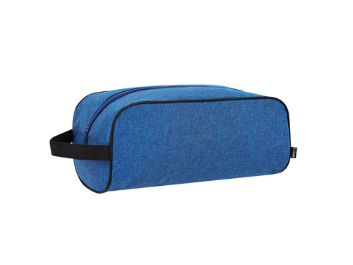 Practical shoe bag made of RPET 600D polyester with matching zipper closure - Tornon Personalised