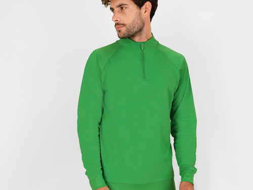 Technical sweatshirt with a brushed interior for added warmth and softness - Brewer Personalised