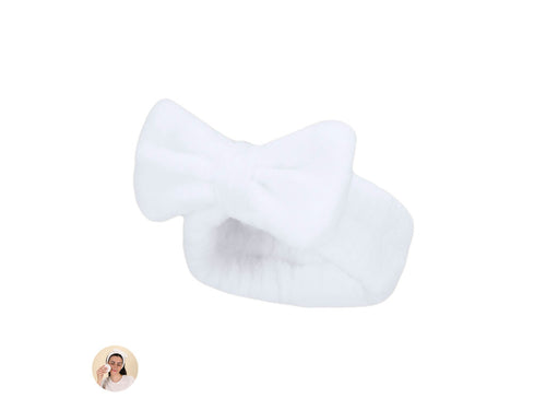 Crown-style headband, adorned with an elegant bow - Brener Personalised