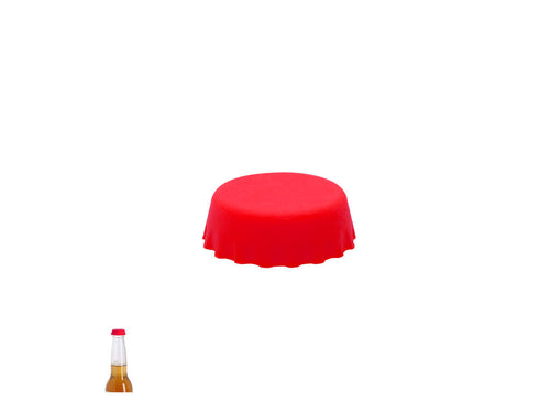 Silicone cap designed to fit perfectly to the nozzles of bottles, providing a secure closure that protects opened beverages - Osbourne Personalised