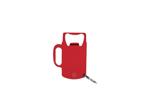 Original keychain bottle opener made of Recycled Aluminum with jug design - Berman Personalised