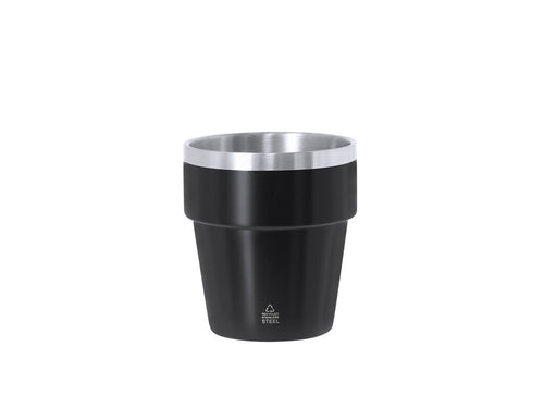 Thermal cup made from recycled stainless steel with double wall and 250 ml capacity - Mayden Personalised