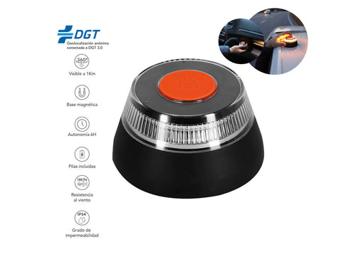 V16 Geolocated Emergency Light for Vehicles - Kershaw Personalised