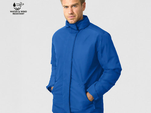 Unisex padded parka made of 100% RPET waterproof fabric (recycled polyester) - Oceanía Personalised