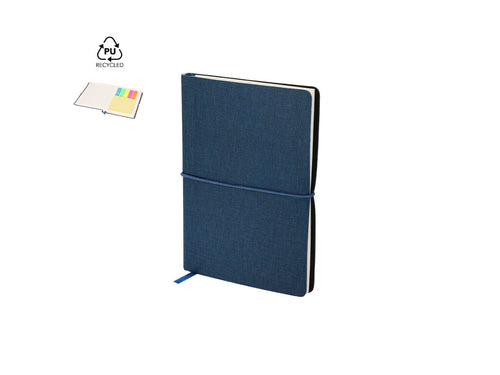 Notebook with recycled PU covers - Vierax Personalised
