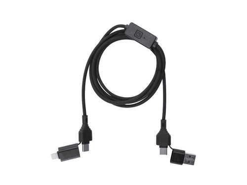 60W charging and data transfer cable with data protection system - Gabbo Personalised