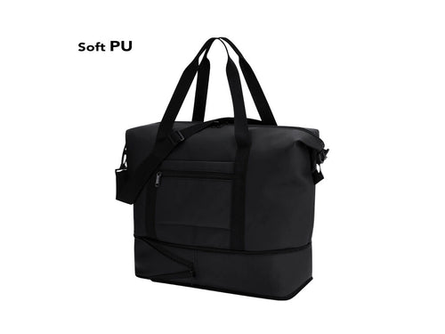 Expandable bag made of soft PU, designed to offer a practical and versatile solution - Kandor Personalised