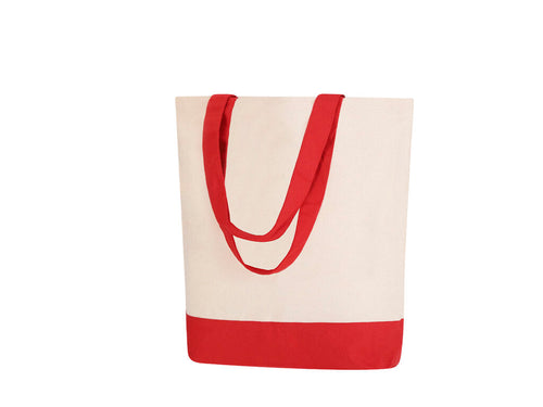 280 g/m2 cotton bag with base design and handles of the same color - Heleta Personalised