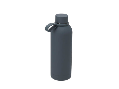 750 ml capacity drum, made of Stainless Steel with a rubberized finish - Caneco Personalised