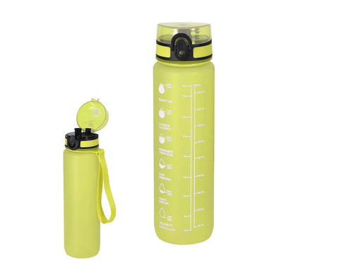 1L capacity bottle, made of resistant RPET and in a matte translucent finish - Trarun Personalised