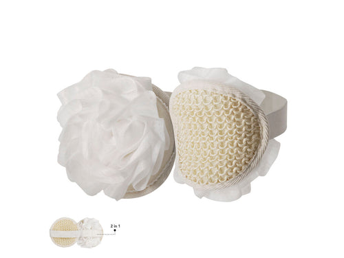 2 in 1 exfoliating sponge in PE fiber - Worin Personalised