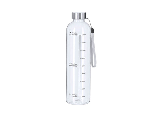 Bottle made of 1L capacity RPET, designed to promote adequate hydration - Itear Personalised