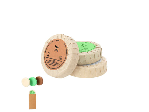 Hotel Gorar Personalizzato - Set di 3 saponi da 20gr presentati in involucri individuali