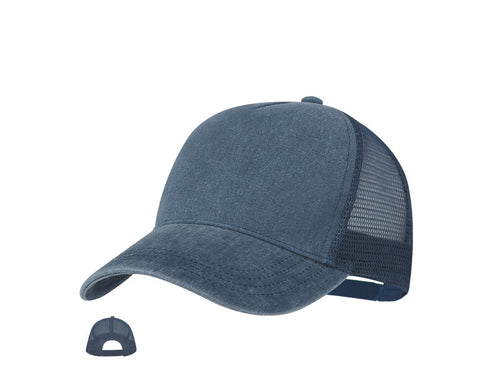 5-panel cap with washed effect finish - Malcers Personalised