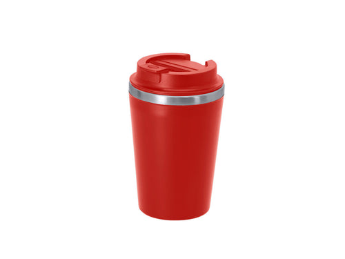 Thermal cup with a capacity of 350 ml, made of Stainless Steel inside and outside of PP - Relanor Personalised