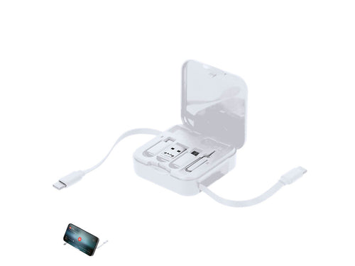 Sets of charging cables for your smartphone made of recycled ABS (RABS) - Darmox Personalised