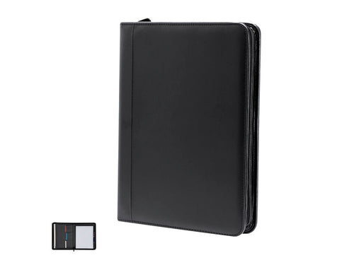 Elegant zippered folder in recycled PU - Wonar Personalised