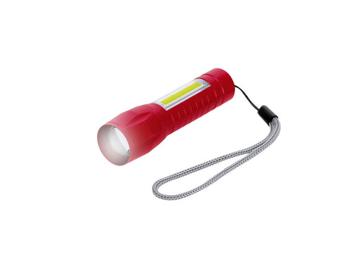 Powerful flashlight with rechargeable battery, made of matte finish aluminum - Dilrot Personalised