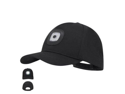 5-panel cap in soft polyester with removable flashlight - Xodar Personalised