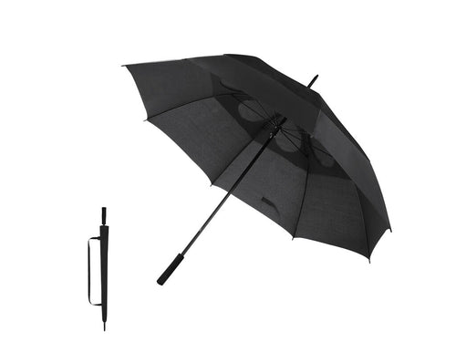 Umbrella of 130cm in diameter, made of 210T RPET polyester material - Narnor Personalised