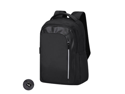 Elegant backpack in 600D polyester with three compartments - Divigan Personalised