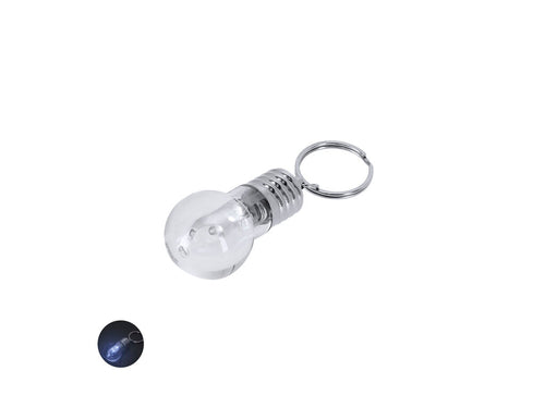 Keychain flashlight with original bulb-shaped design - Bardan Personalised