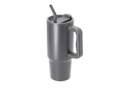 Recycled Stainless Steel thermal mug with double wall and 900 ml capacity - Yukon Personalised