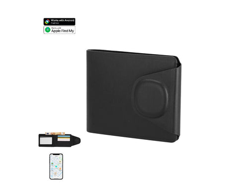 Smart wallet locator card holder with elegant PU design - Nairobix Personalised
