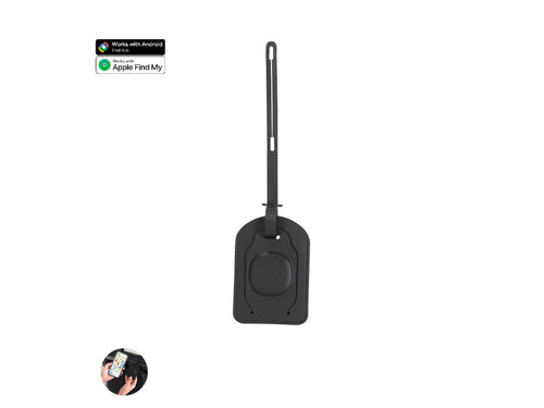 Smart suitcase identifier locator with elegant PU design - Laloc Personalised