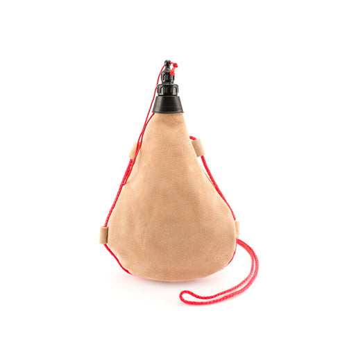 1l wineskin in split leather Personalised