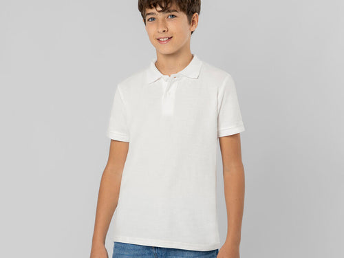 Children's short sleeve polo of 180 g/m2 - Charles Personalised