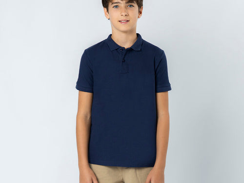 Children's short sleeve polo of 180 g/m2 - Charles Personalised