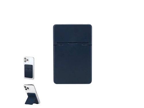 Card holder with multifunctional stand that allows various positions, and capacity for two cards - Adryel Personalised