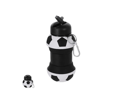 Foldable bottle with football design with a capacity of 550 ml - Ferdin Personalised