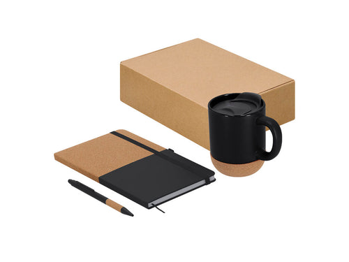 Set Di Blocchi E Quaderni Forar Personalizzato - Un set di taccui, penna e tazza