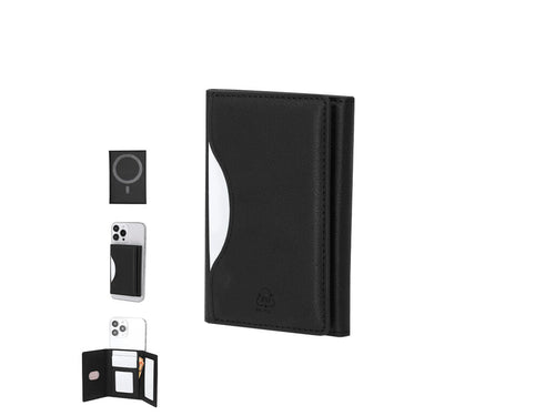 Card holder in elegant recycled PU - Enkor Personalised