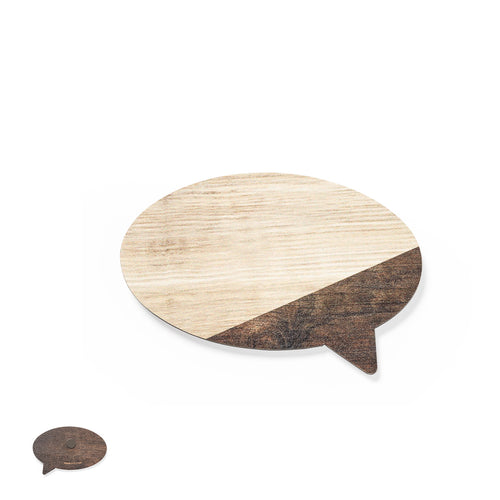 Genuine magnet made of natural wood and bicolor finish - Talier Personalised